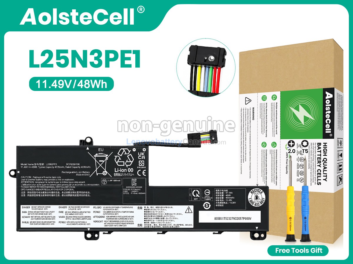 Replacement battery for Lenovo THINKBOOK 14 G9 IPL-21UX006JRT