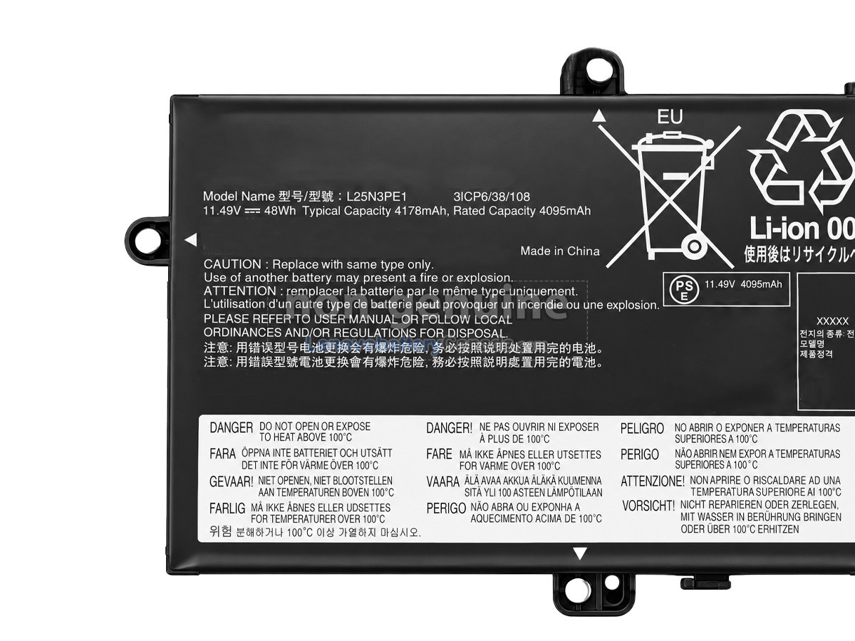 Replacement battery for Lenovo THINKBOOK 14 G9 IPL-21UX006JRT