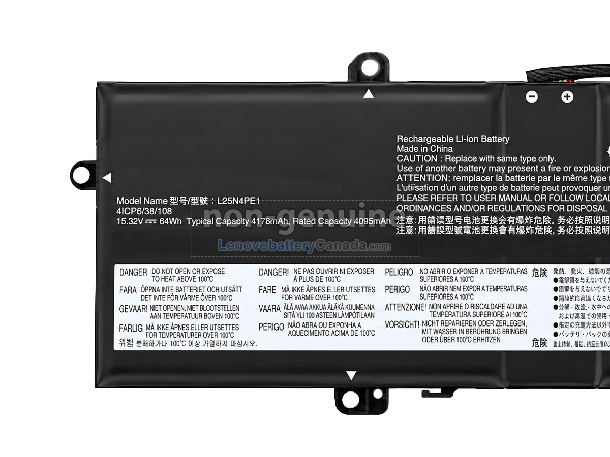 Replacement battery for Lenovo THINKBOOK 14 G9 IRL-21UY