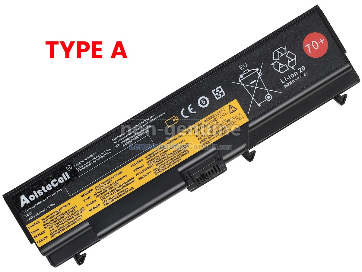 Replacement battery for Lenovo ThinkPad W510