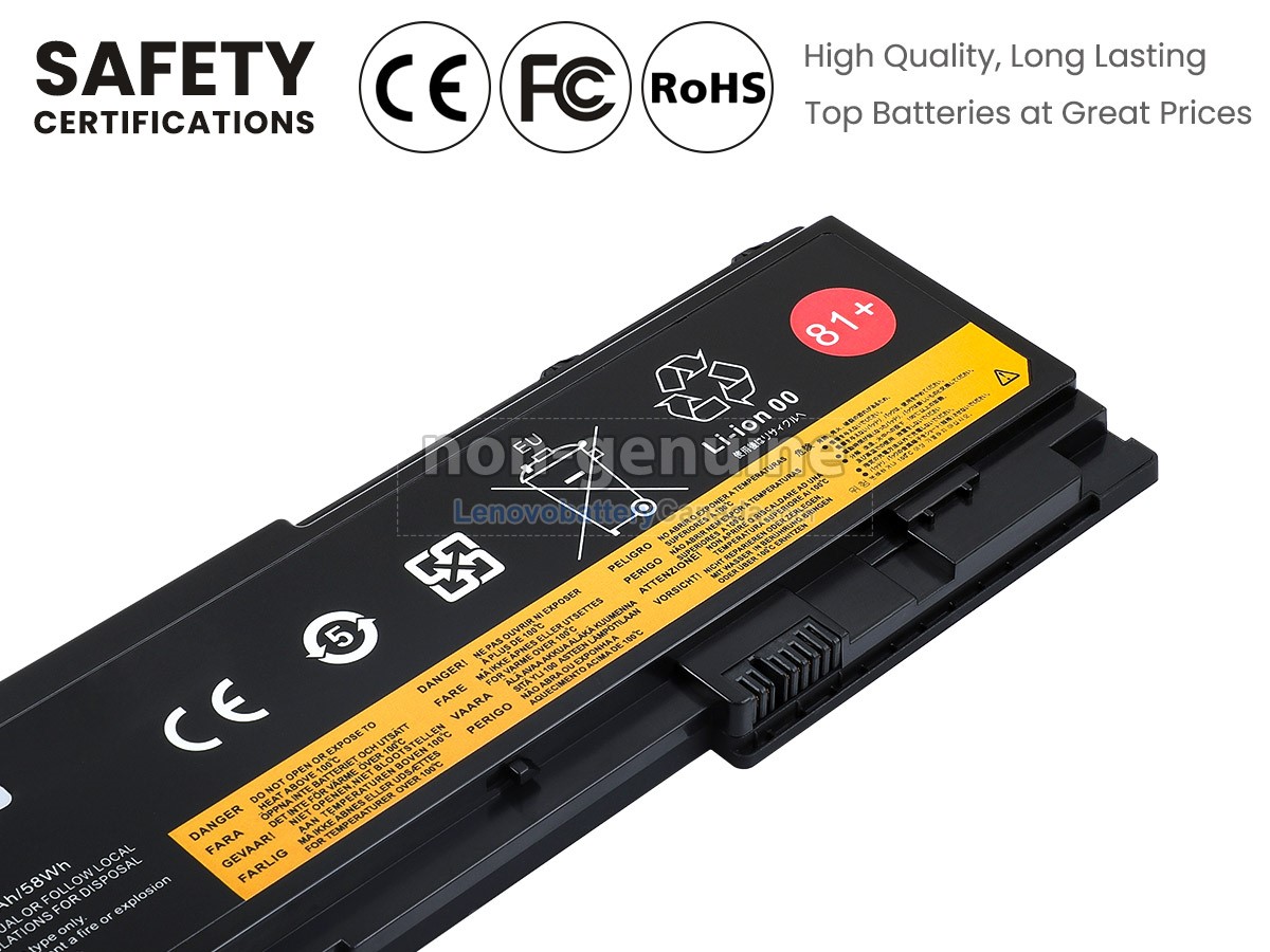 Replacement battery for Lenovo ThinkPad T430S 2357