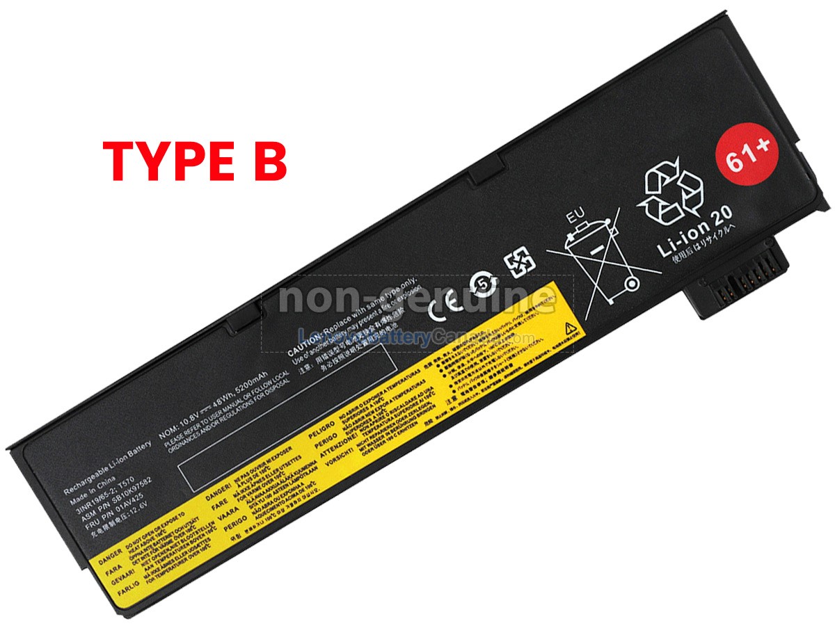 Replacement battery for Lenovo ThinkPad P51S 20JY0005US