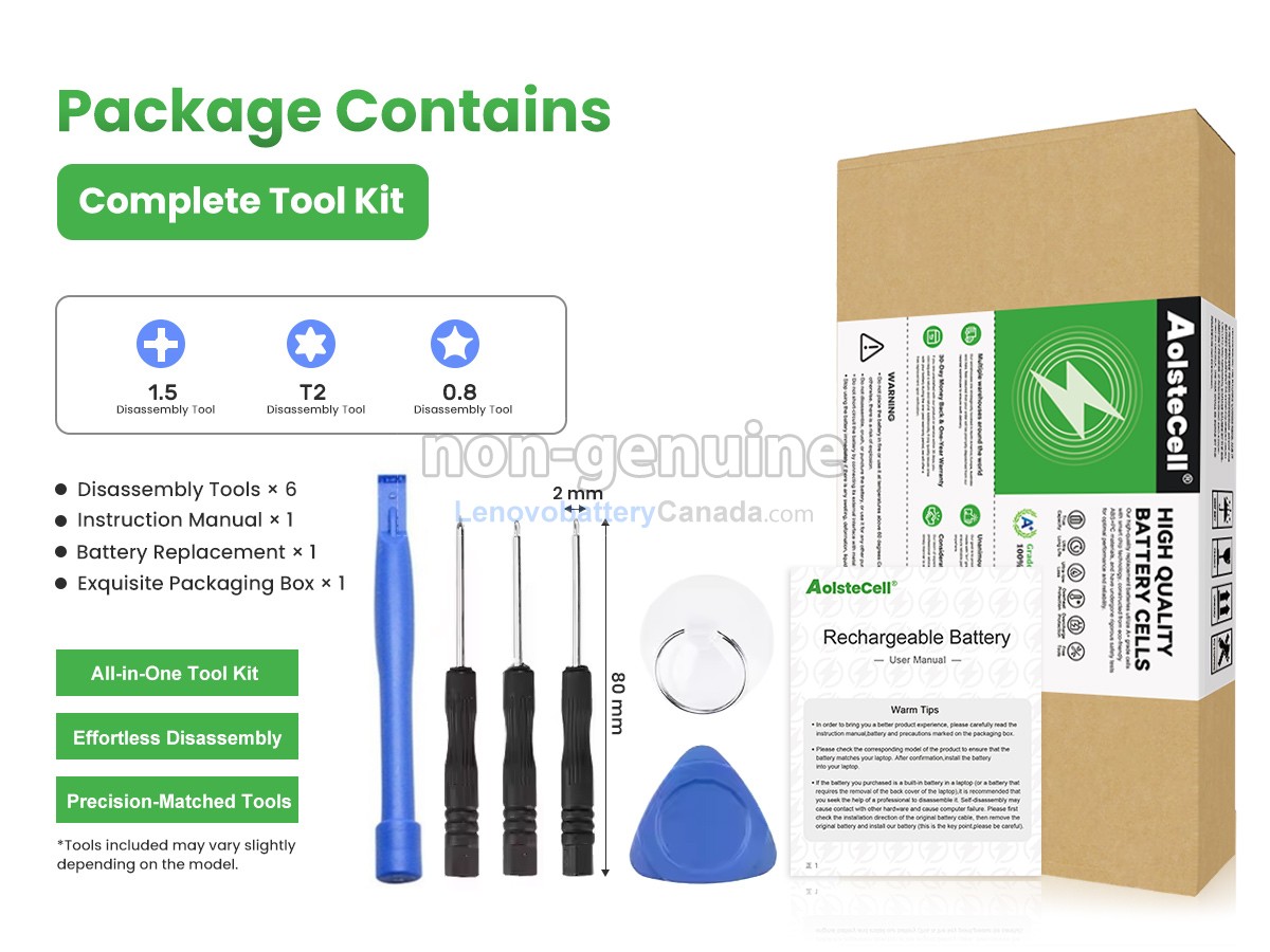 Replacement battery for Lenovo BL171