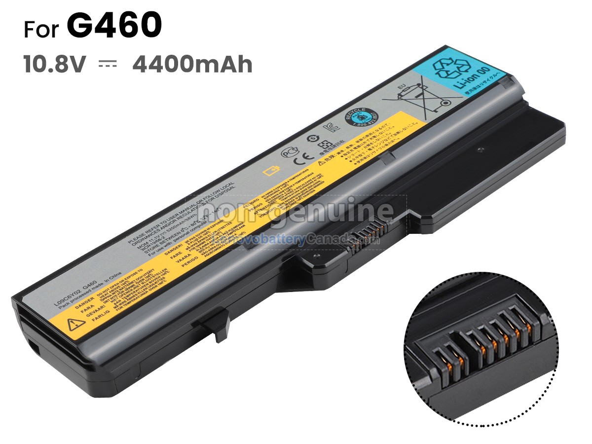 Replacement battery for Lenovo IdeaPad G560L
