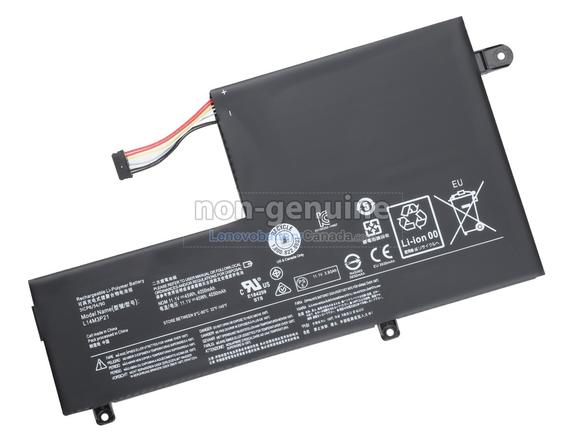 Replacement battery for Lenovo L14L3P21