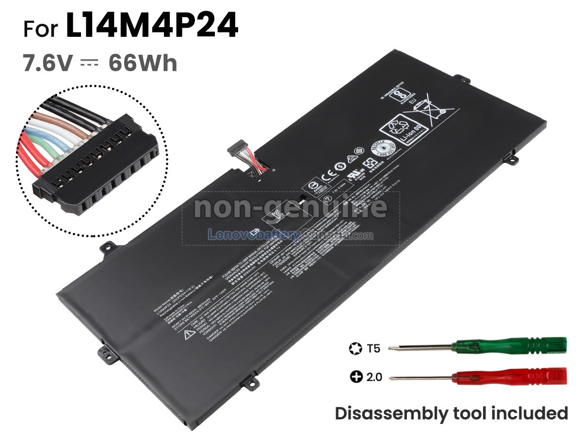 Replacement battery for Lenovo L14L4P24