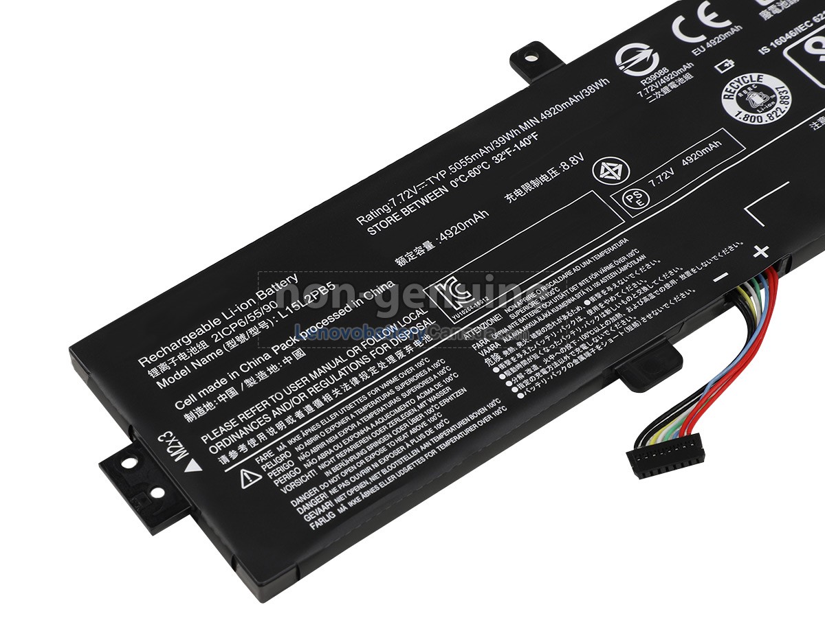 Replacement battery for Lenovo L15M2PB5