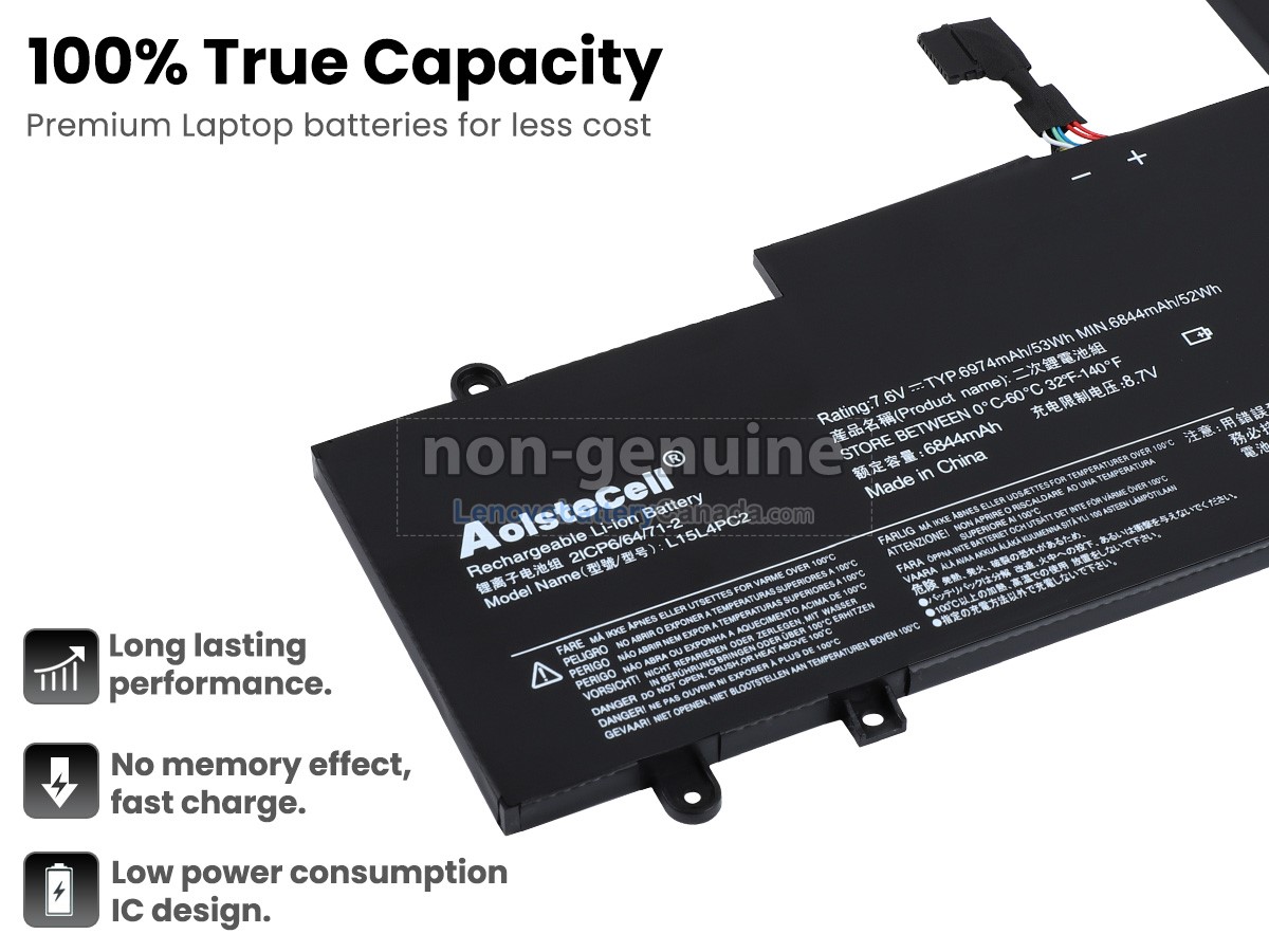 Replacement battery for Lenovo YOGA 710-15ISK