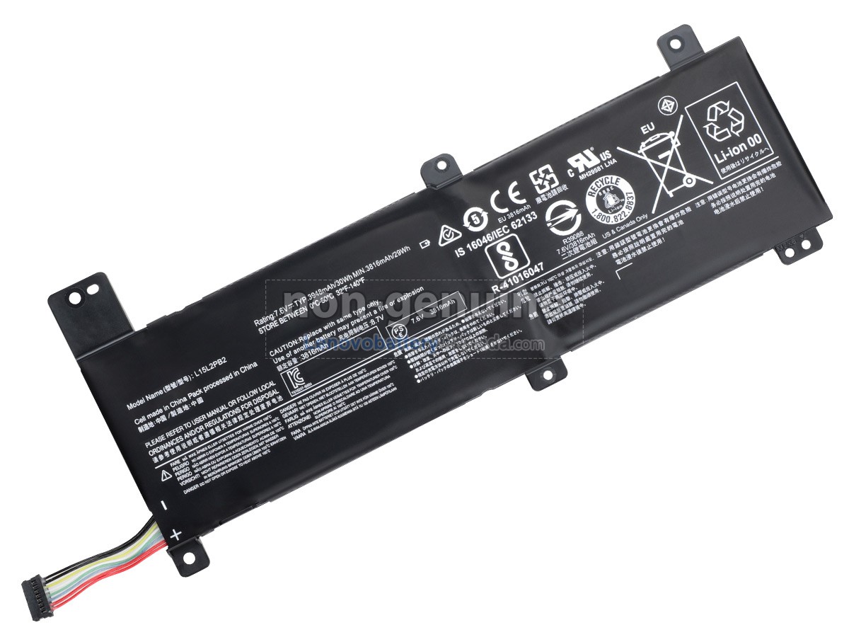 Replacement battery for Lenovo 5B10K87722