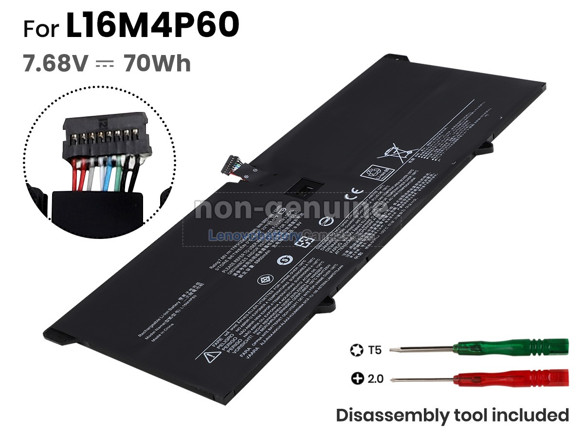 Replacement battery for Lenovo YOGA 920-13IKB-80Y700GFGE