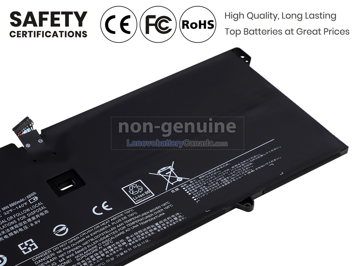 Replacement battery for Lenovo YOGA 920-13IKB-80Y700GFGE