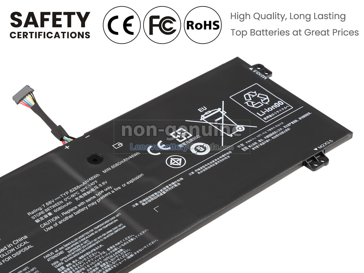 Replacement battery for Lenovo YOGA 730-13IKB-81CT00BEID