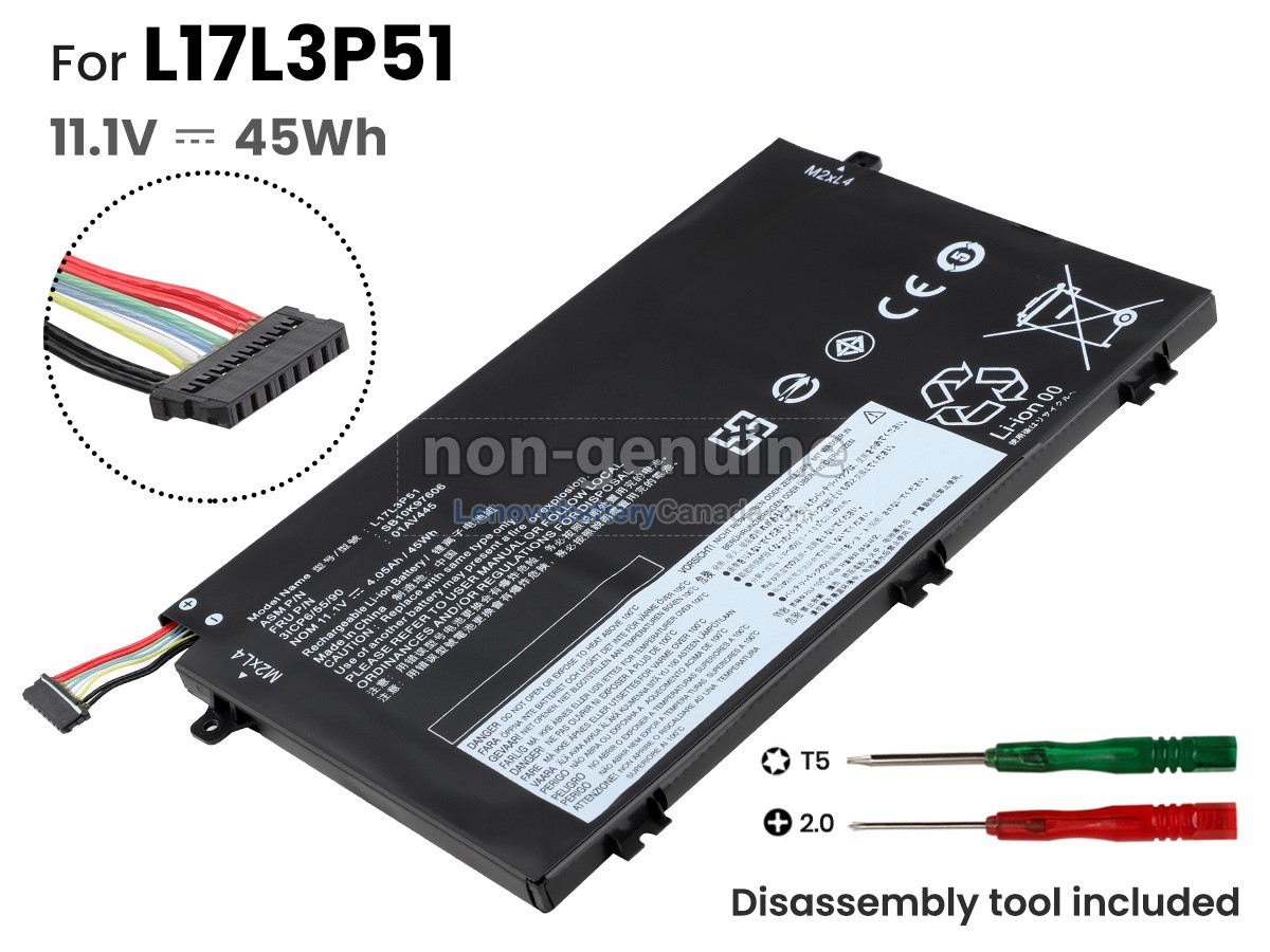 Replacement battery for Lenovo ThinkPad E495-20NE000BUK
