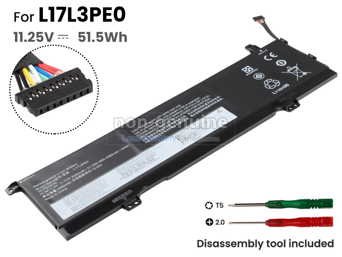 Replacement battery for Lenovo YOGA 730-15IWL-81JS001YMZ