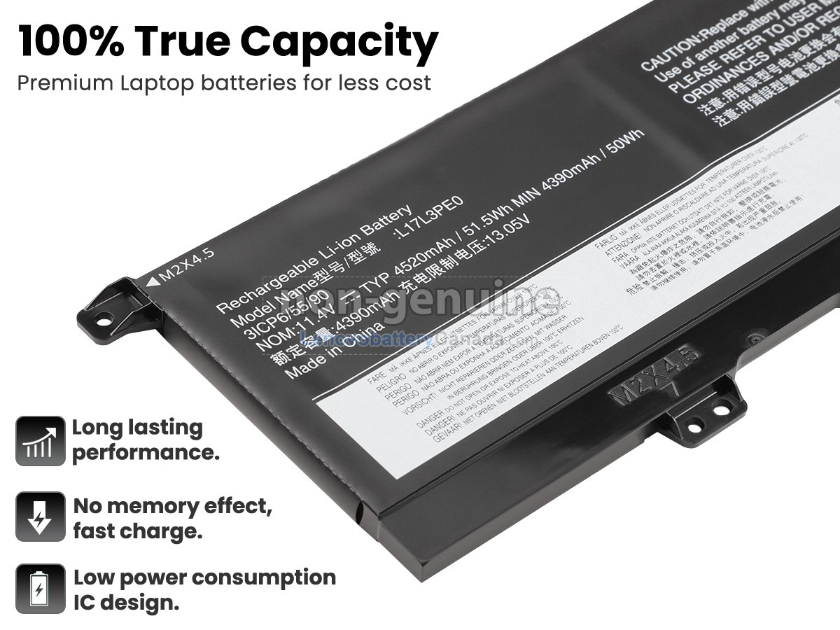 Replacement battery for Lenovo YOGA 730-15IKB-81CU000FMZ