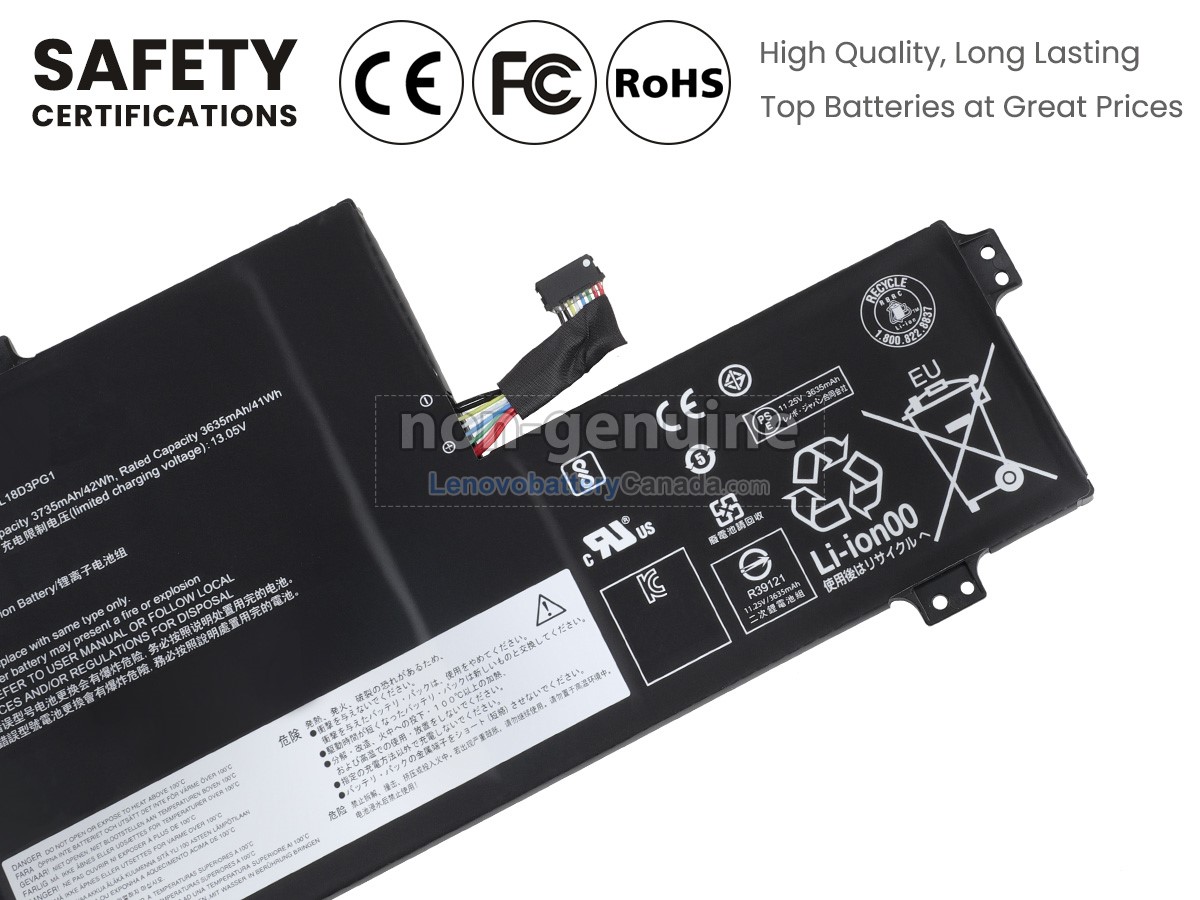 Replacement battery for Lenovo Chromebook S340-14-81TB000HGE