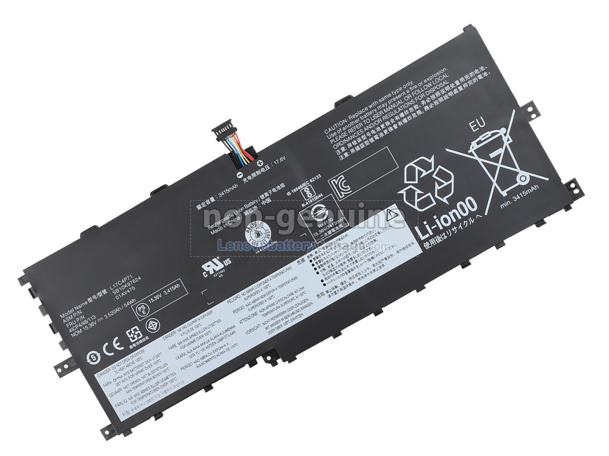 Replacement battery for Lenovo ThinkPad X1 YOGA 3RD GEN