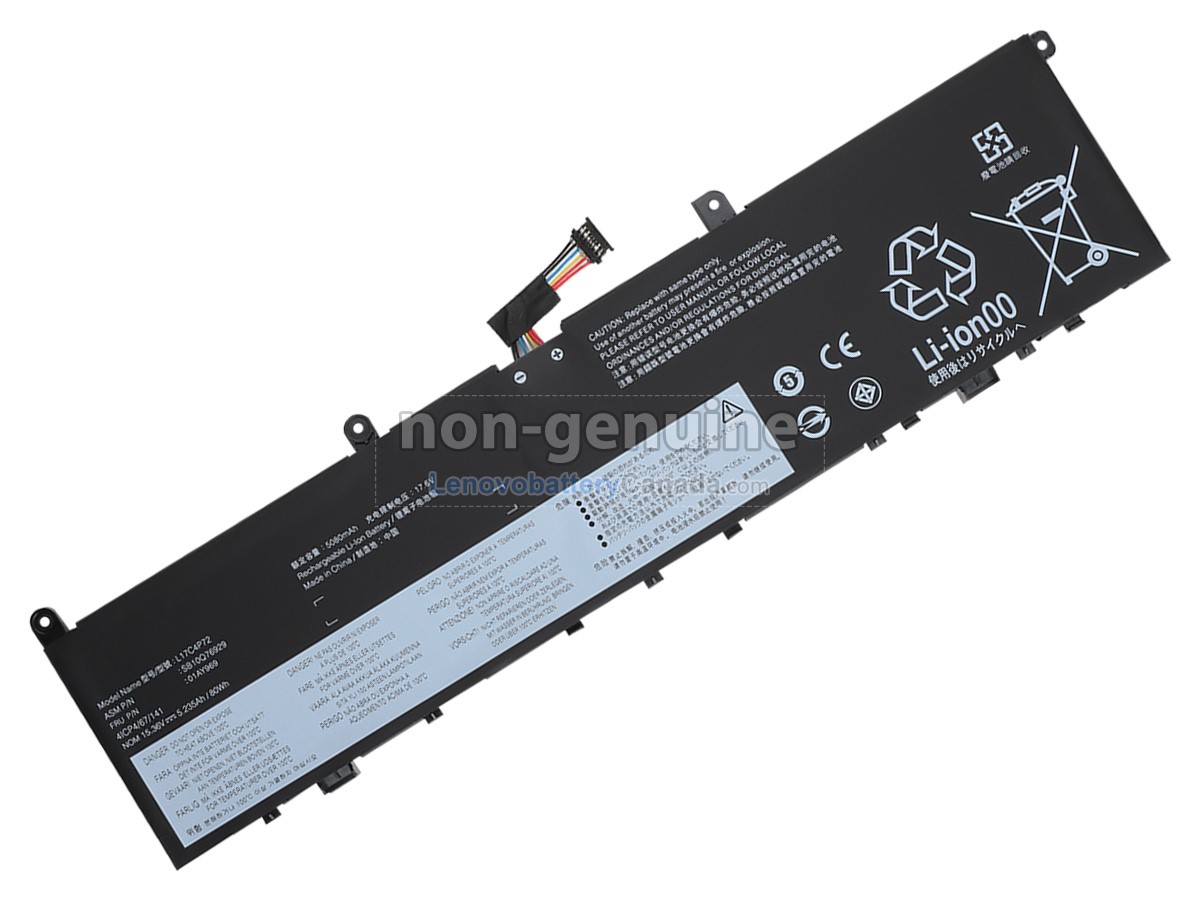 Replacement battery for Lenovo ThinkPad P1-20MD004BML
