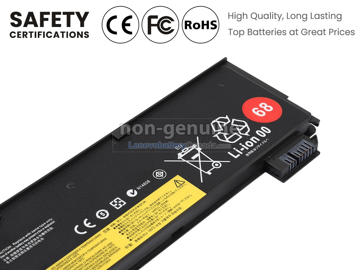 Replacement battery for Lenovo ThinkPad X240 20AM004RUS