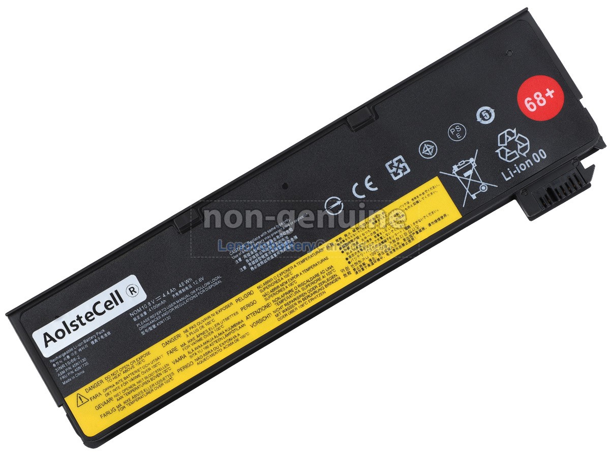Replacement battery for Lenovo 45N1124